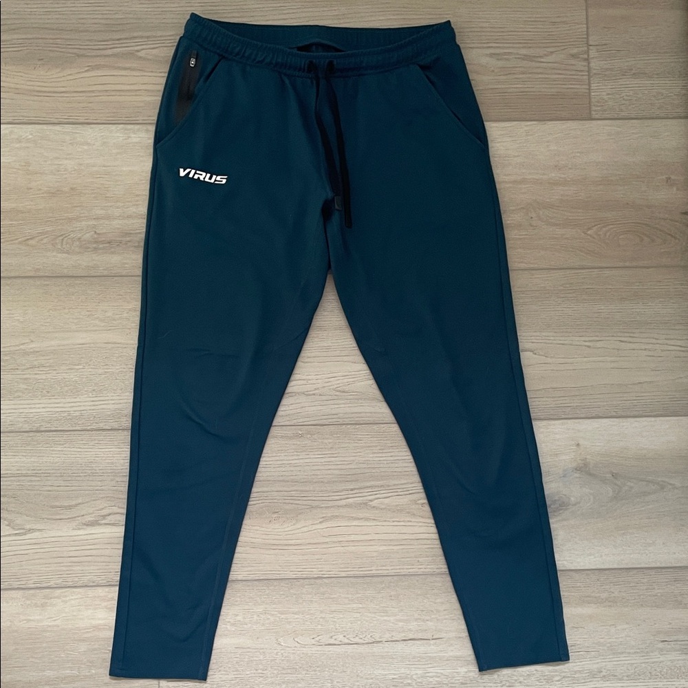 Virus Men's Dark Teal Joggers